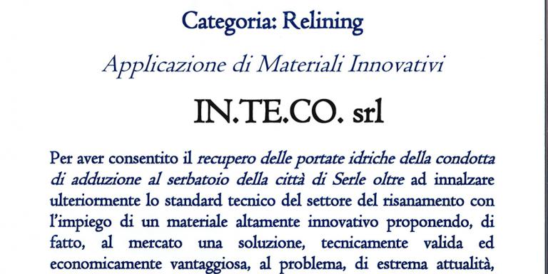 IATT AWARDS INTECO